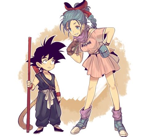 dragon ball z characters goku|how old was goku when he met bulma.